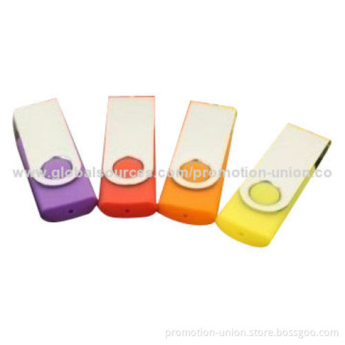 Swivel USB Flash Drive, Custom Color with Fast Shipping 64MB to 64GB